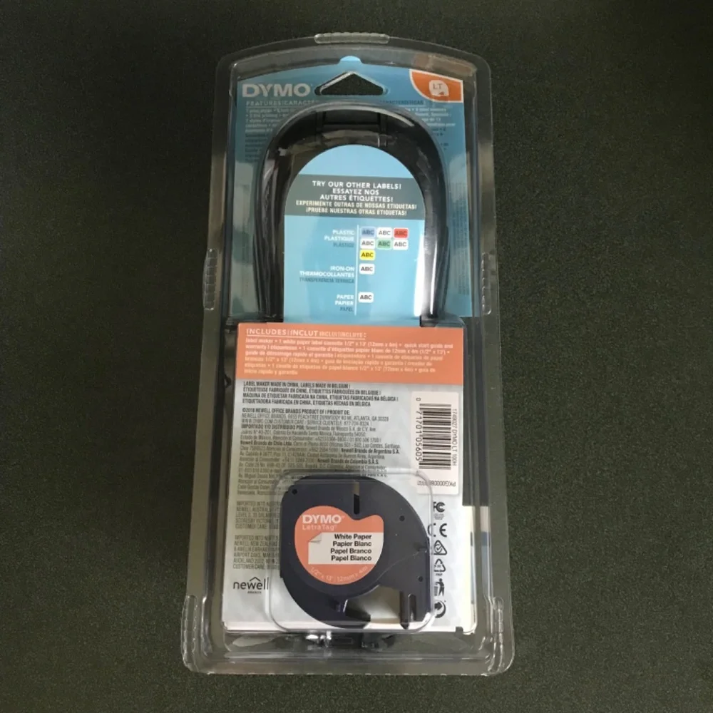 Dymo Label Maker Letra Tag 100H New